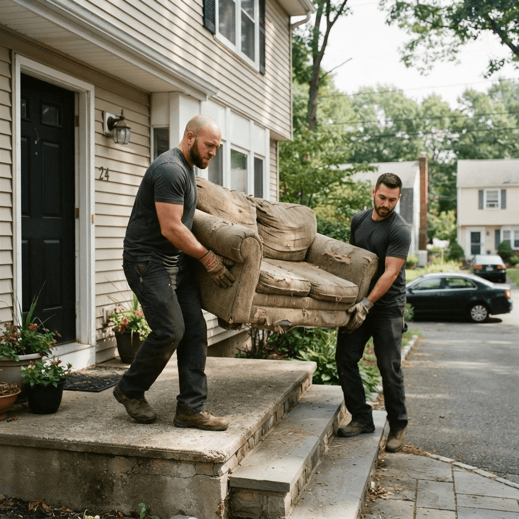 Furniture Removal in progress