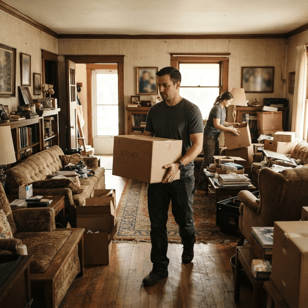 Estate Cleanouts in progress